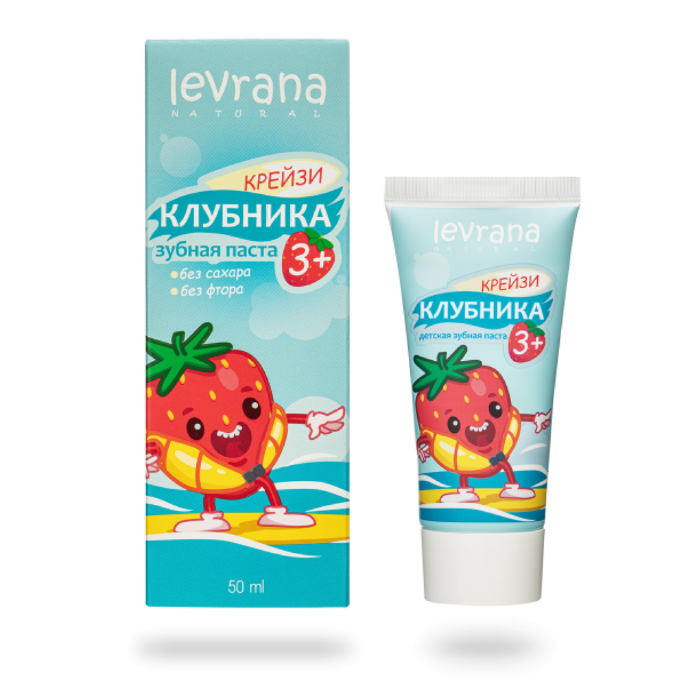 Зубная паста levrana Клубника - фото 1