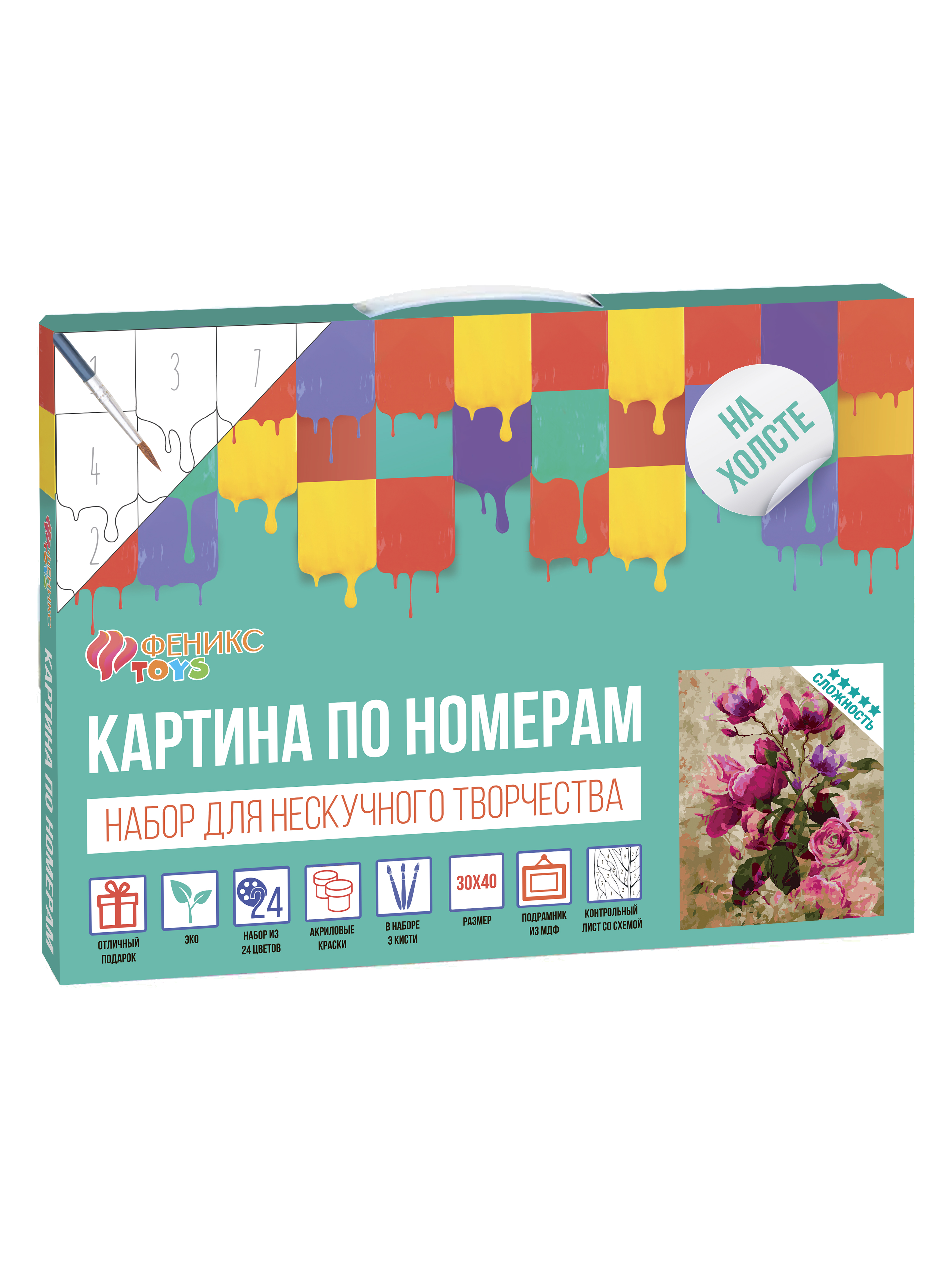 Картина по номерам Play market Розы - фото 9