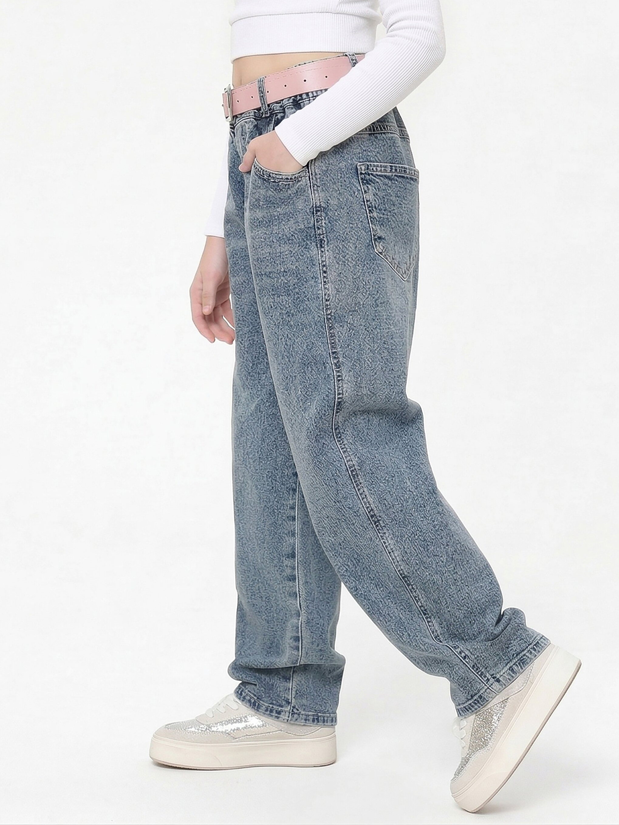 Джинсы-бананы СИНИЙ МИР R3-IL - фото 9