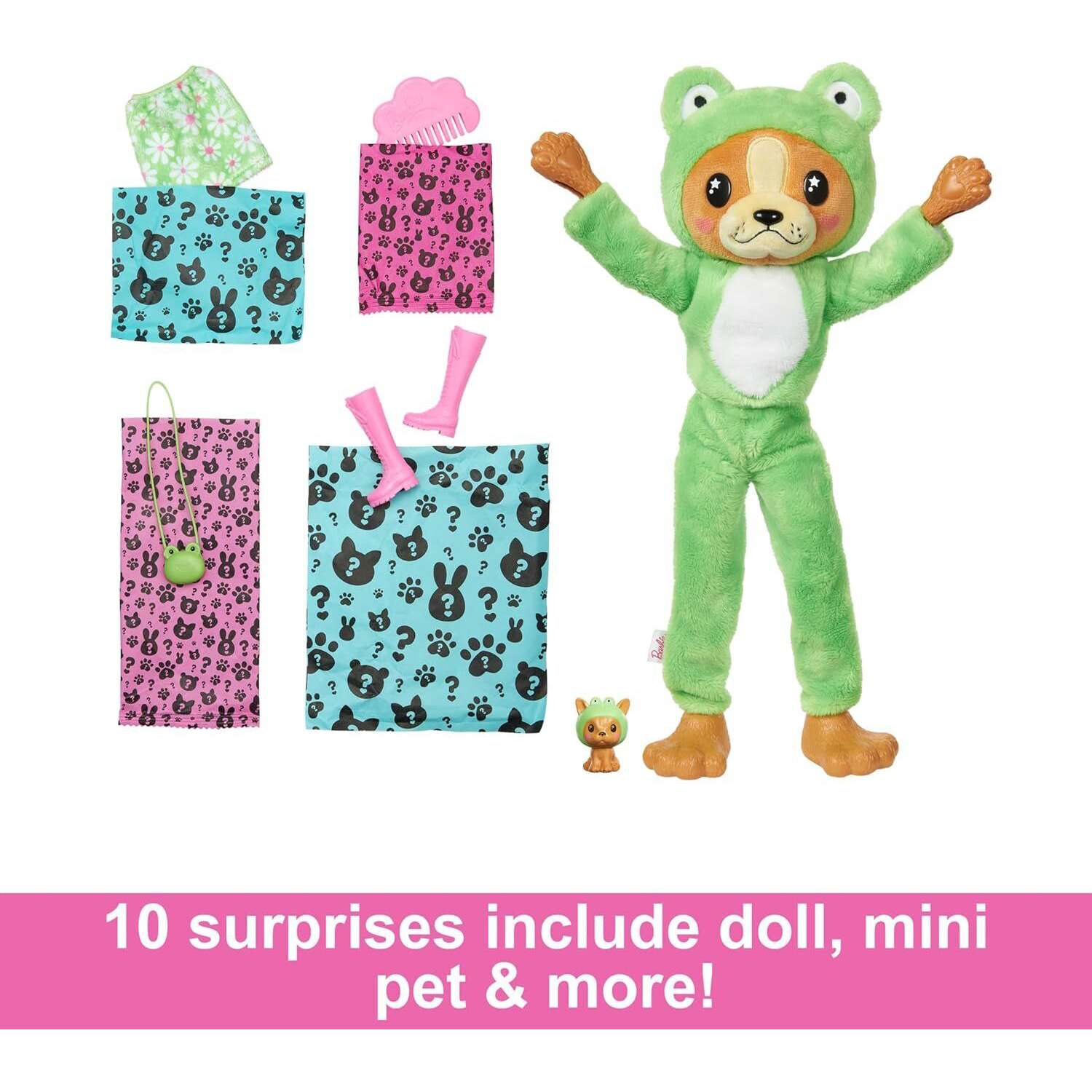 Кукла модельная Barbie Cutie Reveal Щенок HRK24 - фото 4