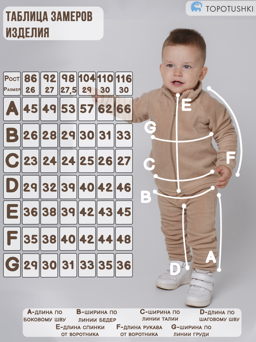 Костюм TOPOTUSHKI Т09346618фл - фото 2