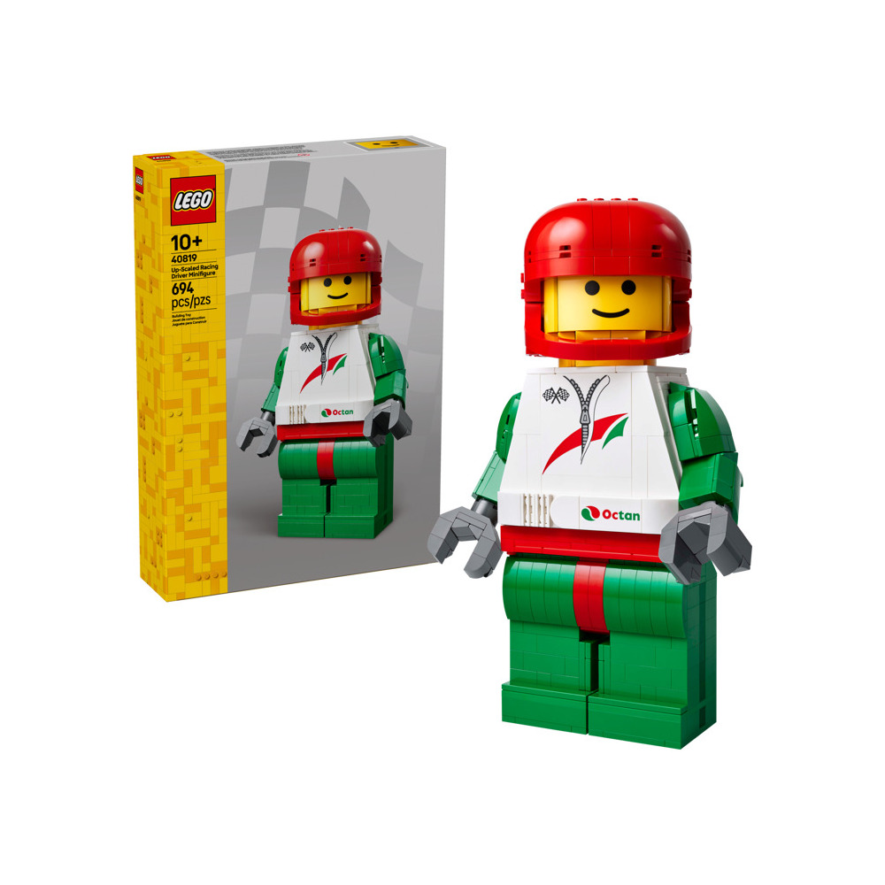 Конструктор LEGO Minifigures Увеличенная фигурка гонщика 175 дет. - фото 1