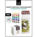 Карандаши цветные Малевичъ 48 шт.