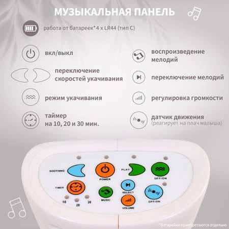 Электрокачели Nuovita Cullare Серый NUO_BY027_555