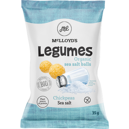 Снек из кукурузы и нута Biologic.tv с солью Legumes