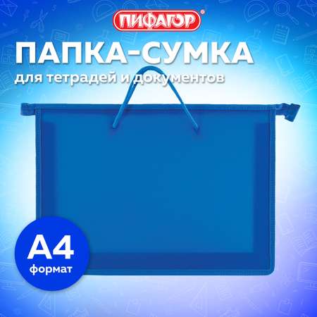 Папка с ручками Пифагор