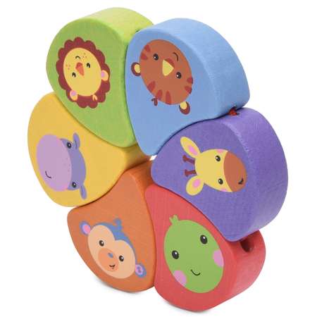 Деревянная погремушка Fisher Price Маленька радуга