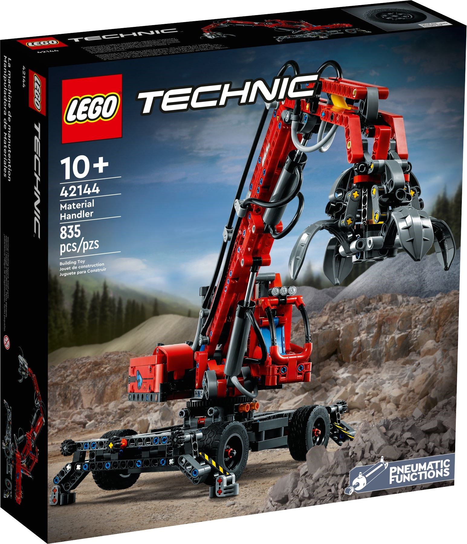 Изображение товара Конструктор LEGO Technic Погрузчик 42144 с пневматикой и механикой для детей и взрослых