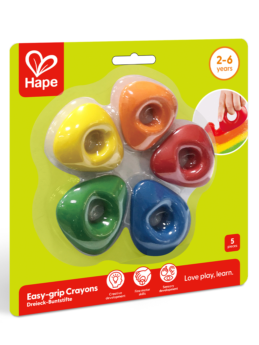 Восковые мелки Hape 5 шт. - фото 8
