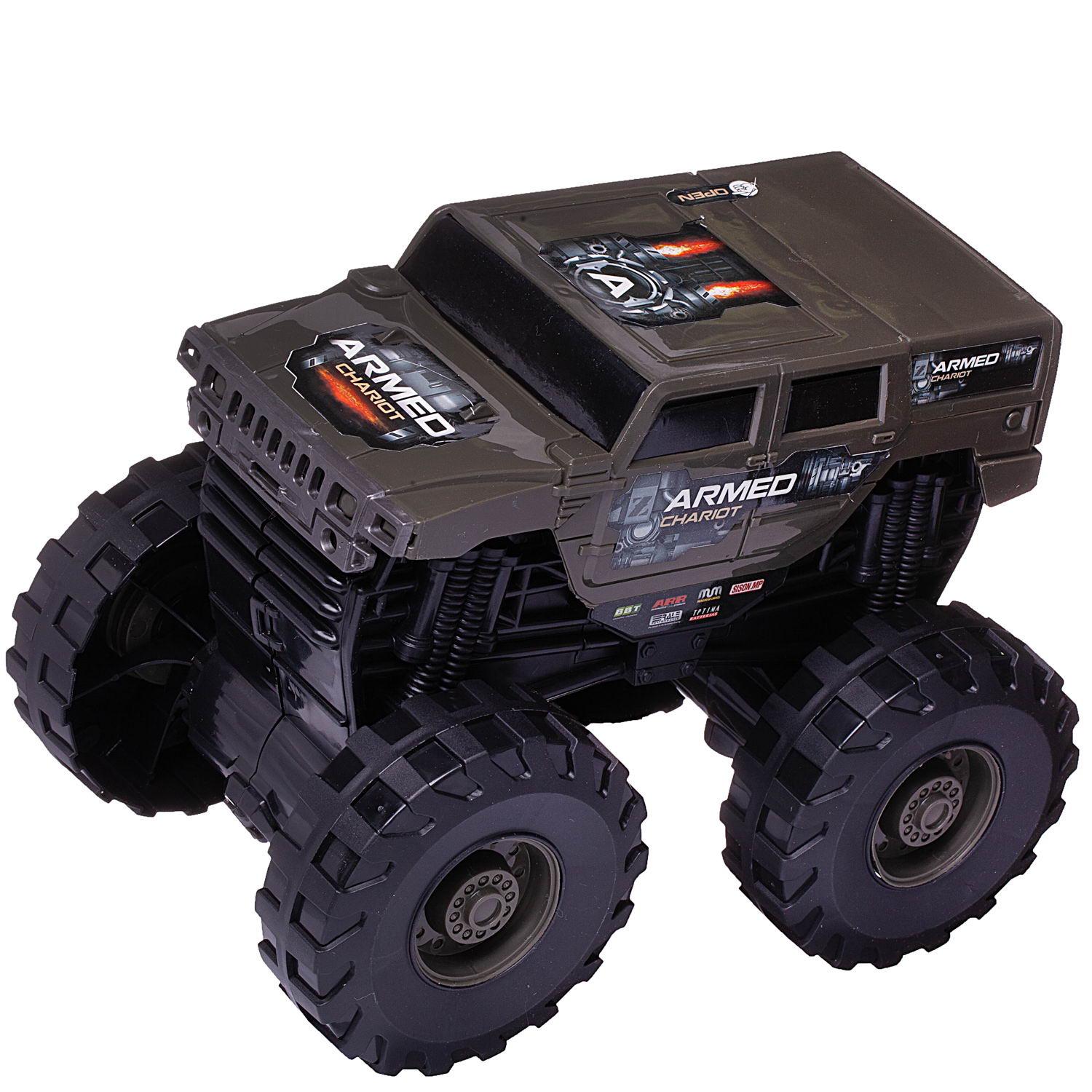 Внедорожник Junfa Jeep 1:16 WC-11582/темно-серо-зеленая - фото 4