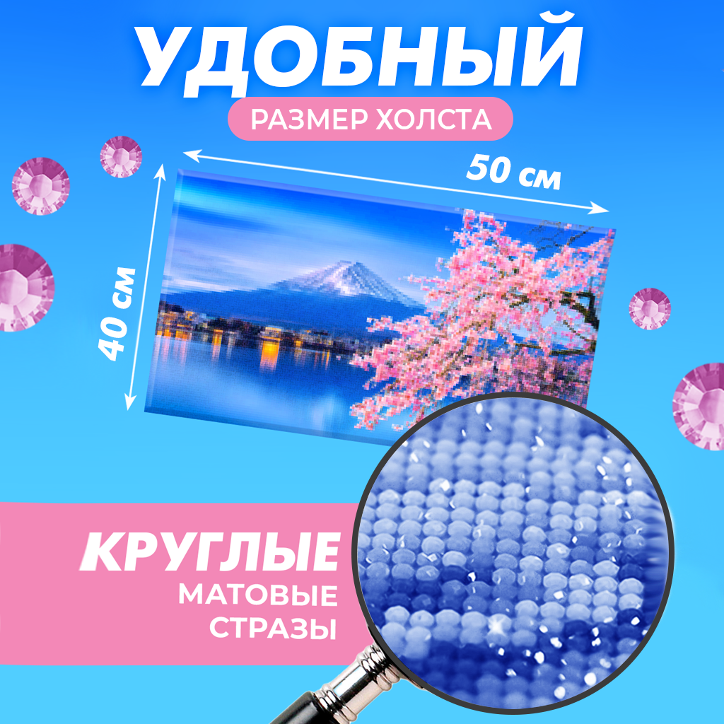 Алмазная мозаика Solmax Сакура - фото 4