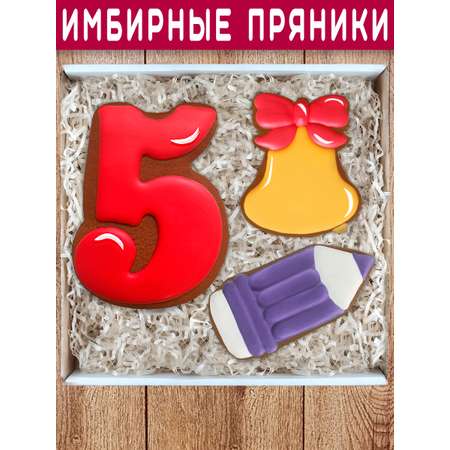 Пряники имбирные ручной работы Вкусный подарок Подарочный набор на 1 сентября и День учителя