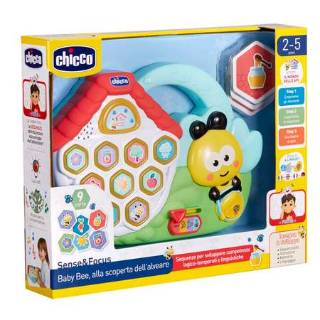 Игрушка развивающая Chicco Пчелка на 4языках 00010684000180