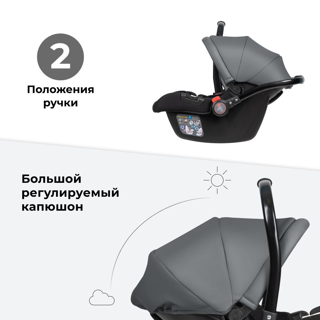 Автокресло Farfello KS-2150/aPU 0 (0 -13 кг) серый - фото 5