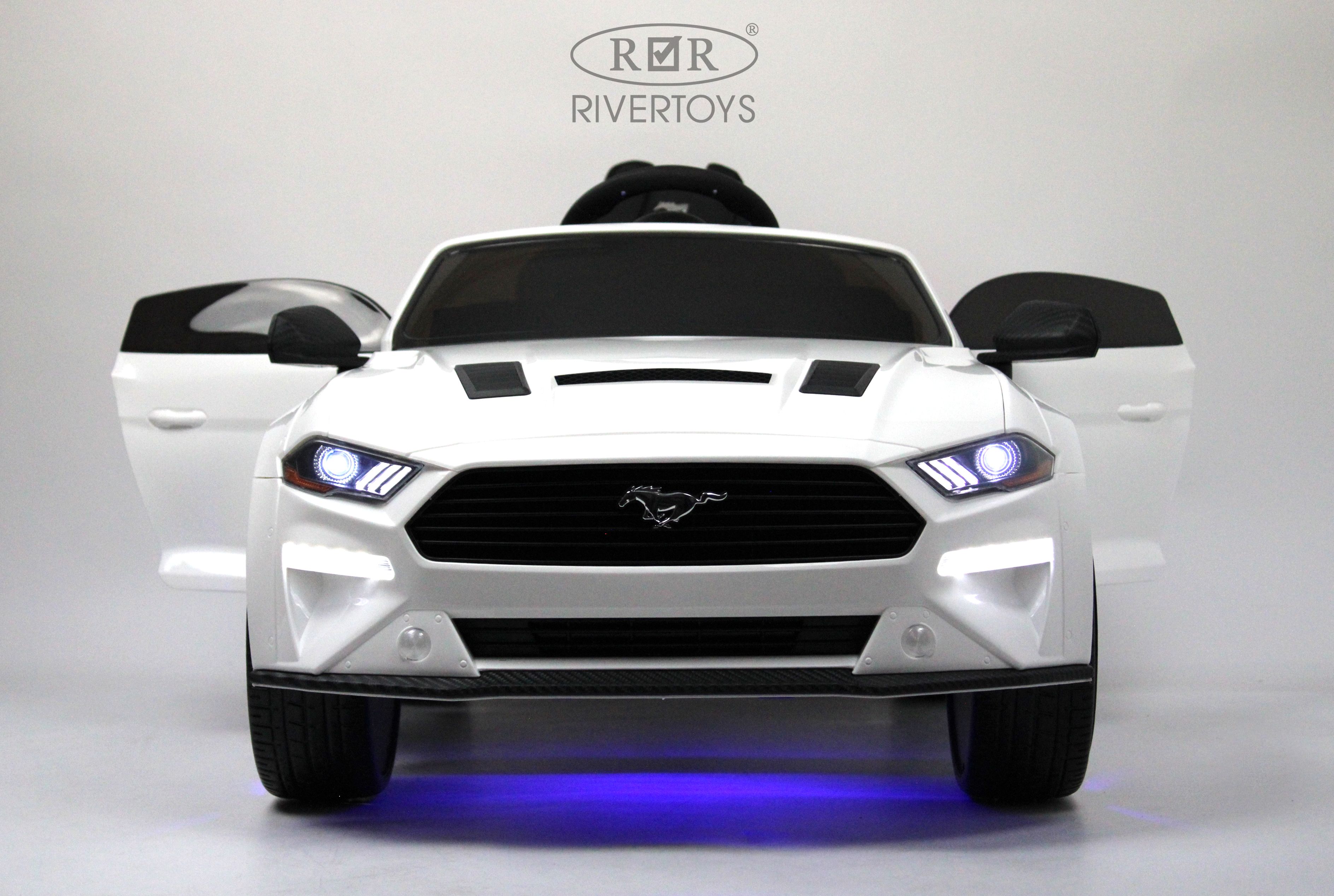Электромобиль RIVERTOYS A222MP-WHITE С пультом ДУ - фото 29
