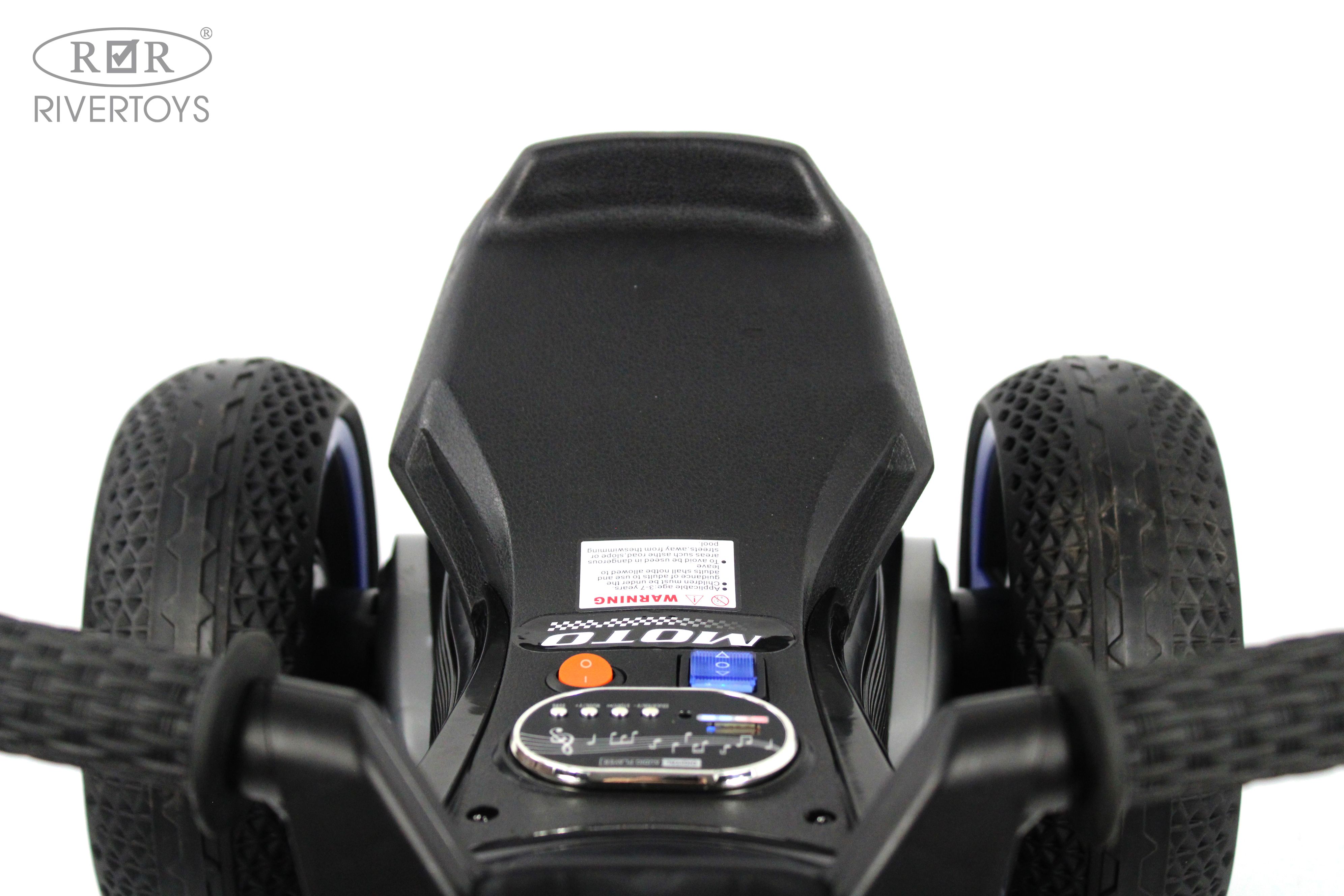 Электромобиль RIVERTOYS K333PX-BLACK - фото 6