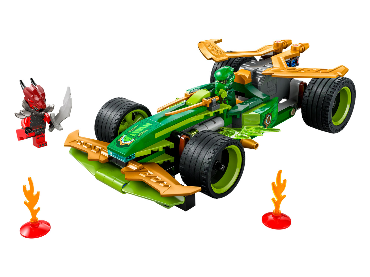 Конструктор LEGO NINJAGO Гоночный автомобиль 181 дет. - фото 5