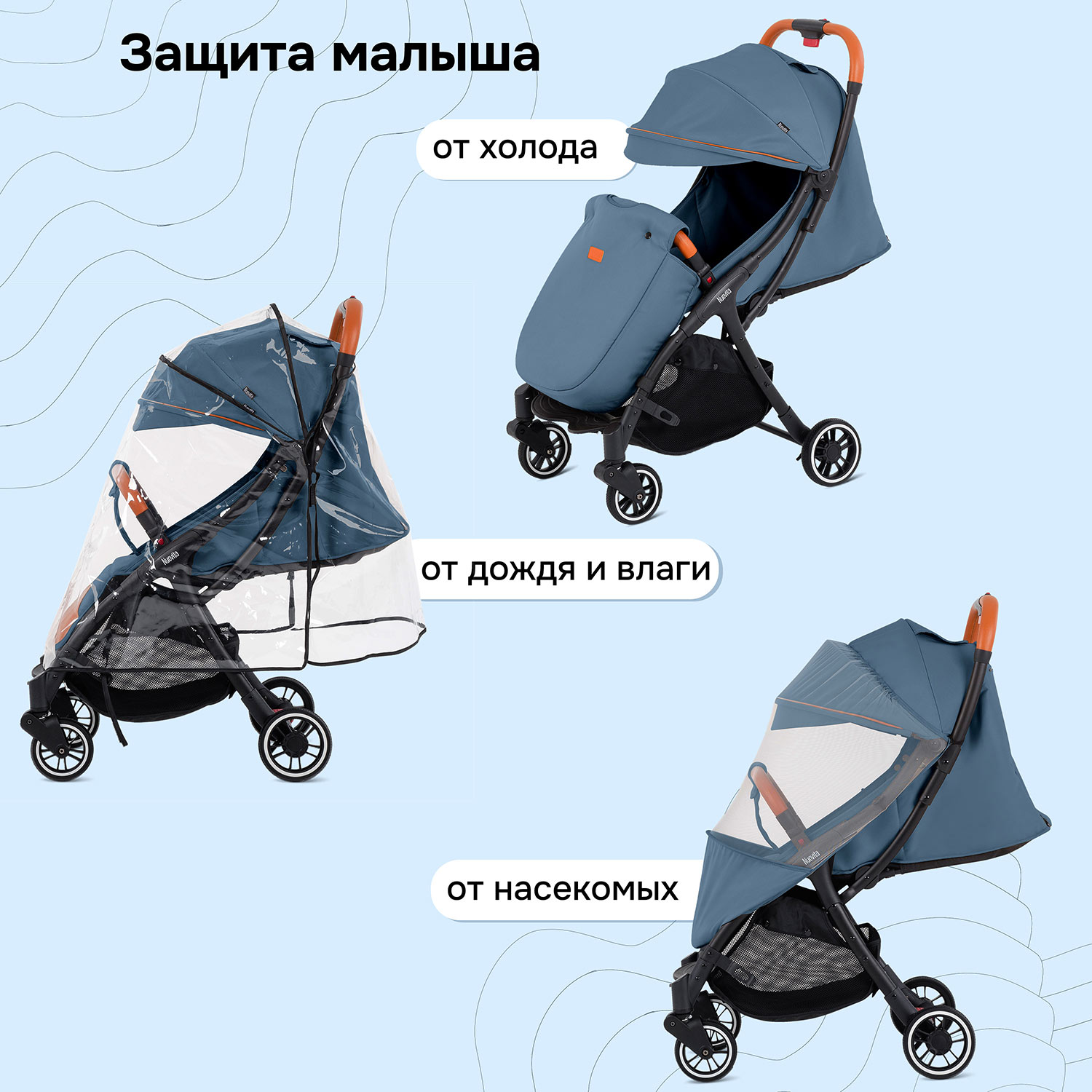 Коляска прогулочная Nuovita Jazz - фото 12