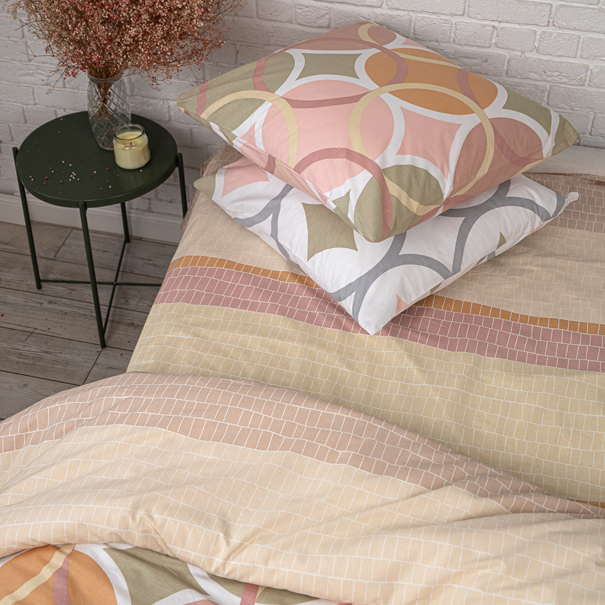 Комплект постельного белья BRAVO Алма двуспальный 4 предм. - фото 7