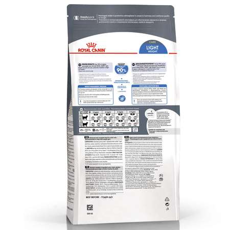 Корм для кошек ROYAL CANIN Light Weight Care для взрослых кошек в целях профилактики избыточного веса 3кг