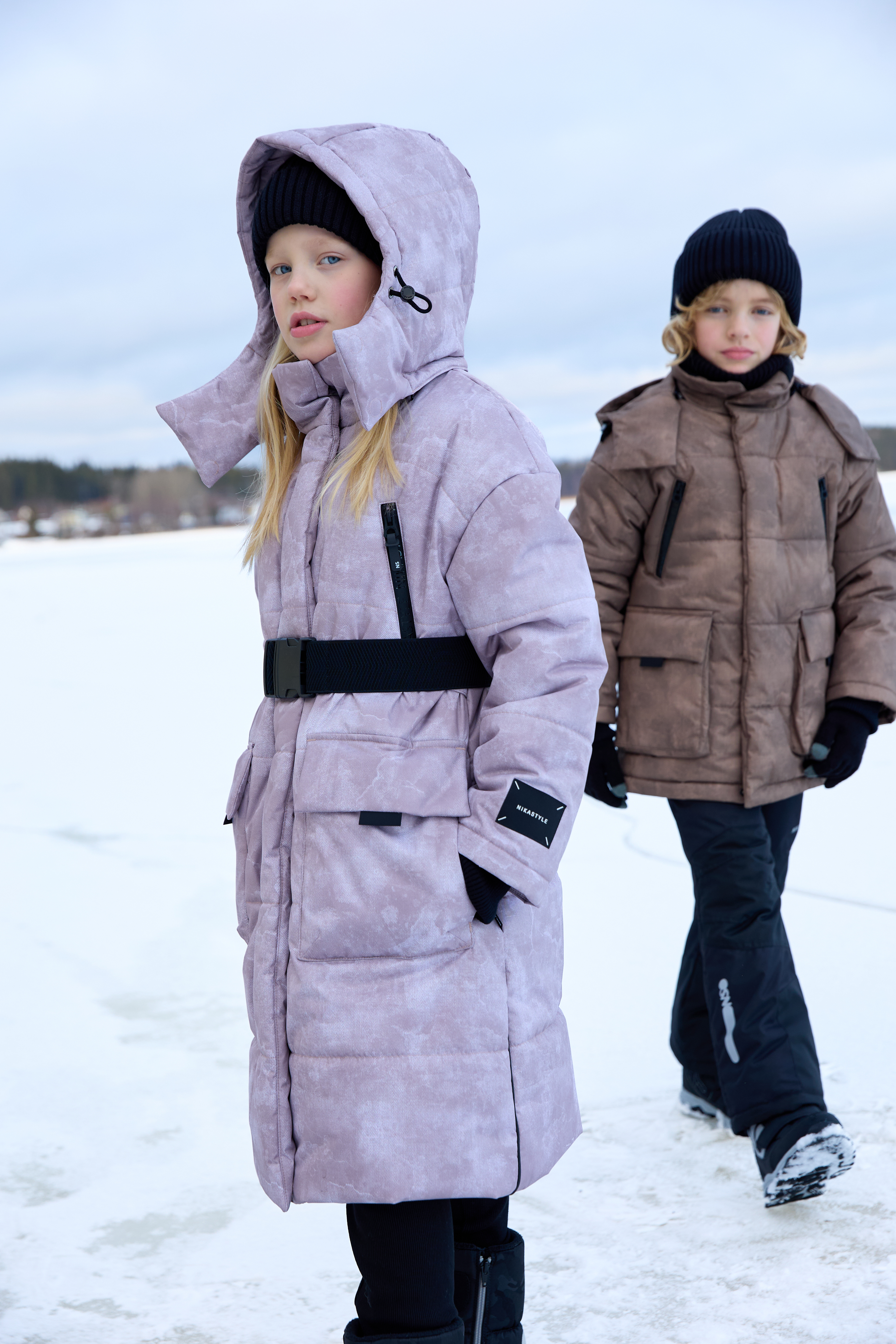 Пальто NIKASTYLE 6з7625 пудра - фото 12