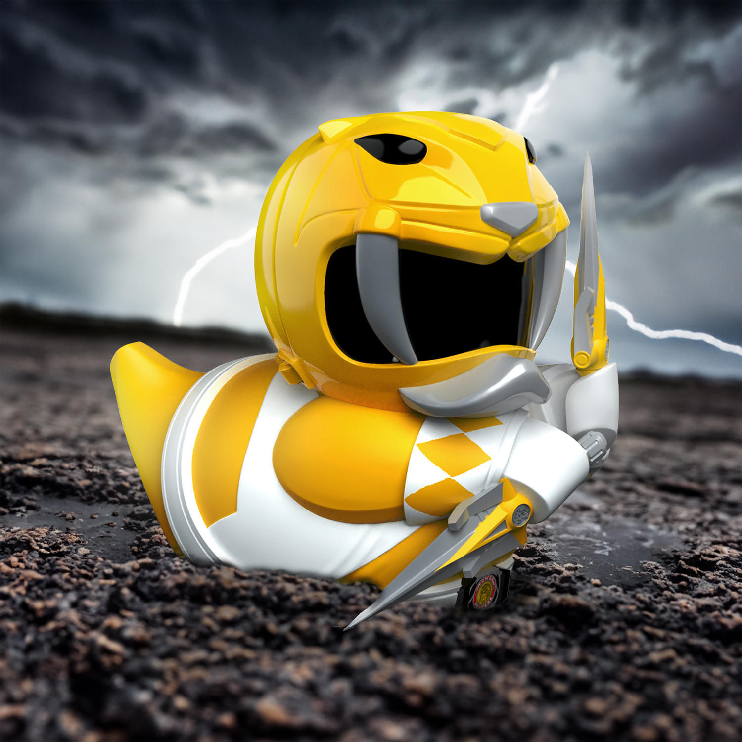 Фигурка Power Rangers Утка Tubbz Желтый рейнджер - фото 10