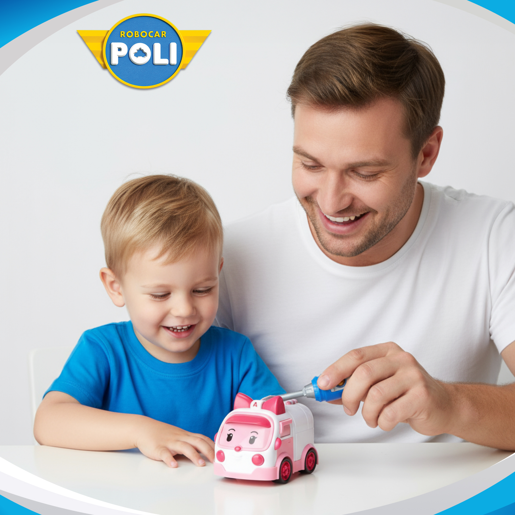 Конструктор РОБОКАР ПОЛИ Машинка "Собери сам! Эмбер" - фото 6