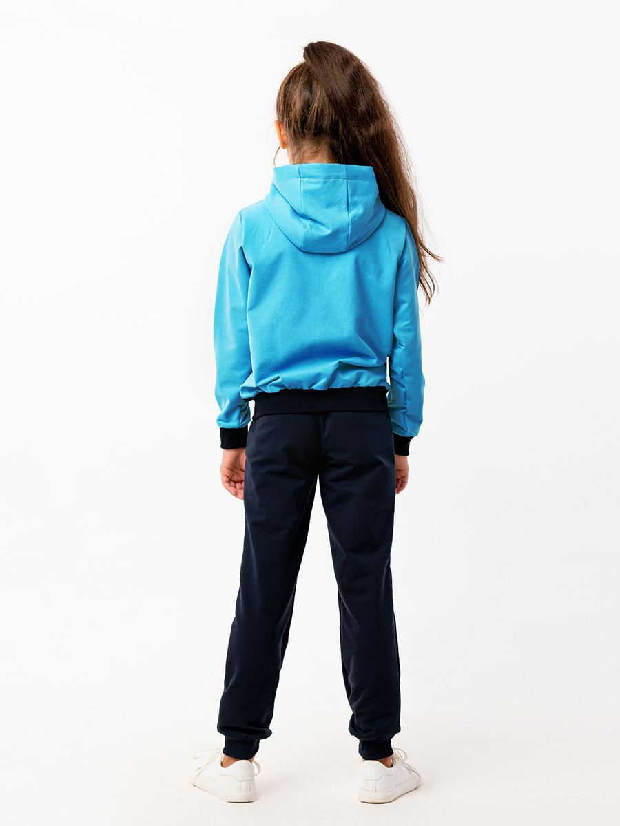 Спортивный костюм RODOS М-258/темно-синий_бирюзовый - фото 4