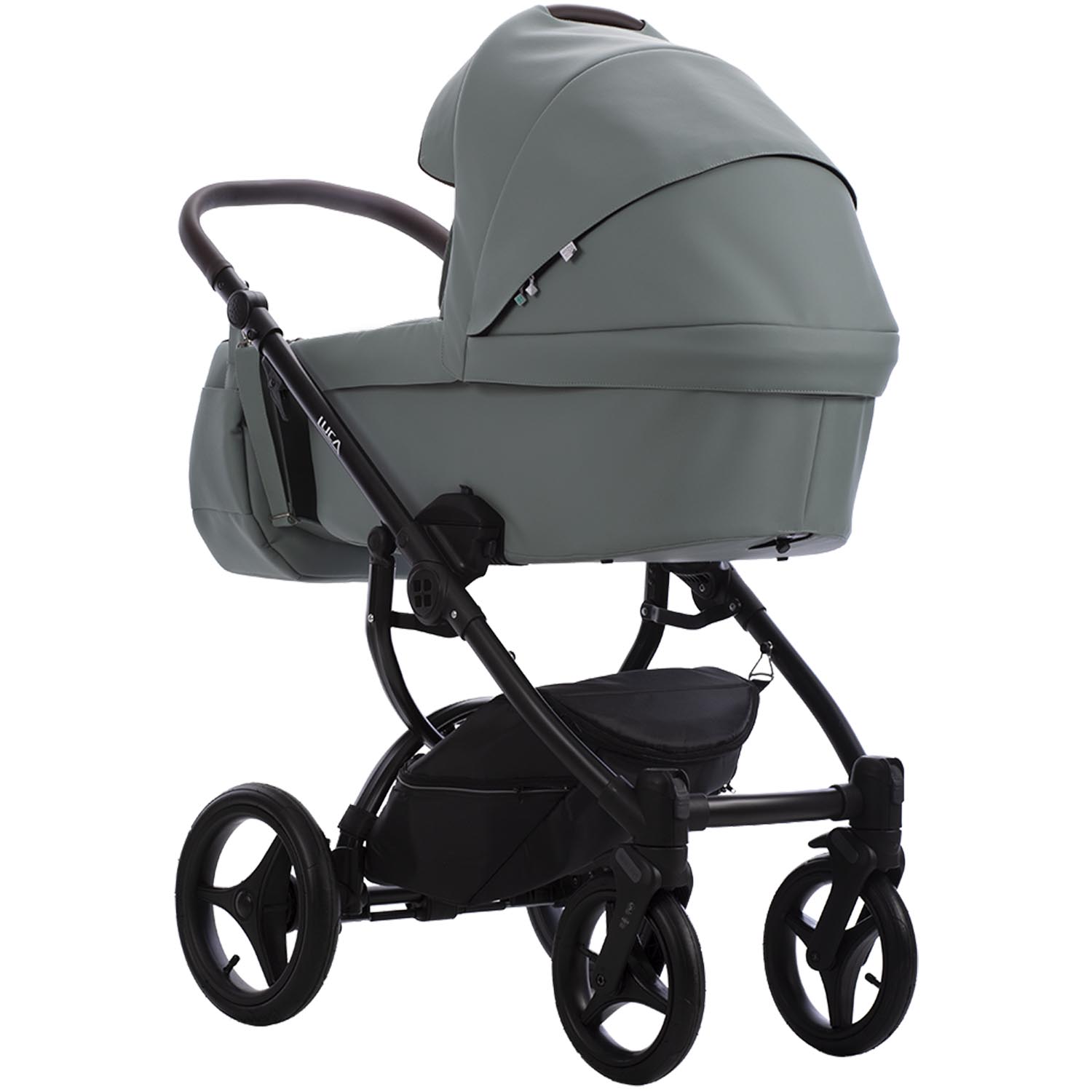 Коляска 2в1 Bebetto Luca Pro pro 32 шалфей кожа - фото 3