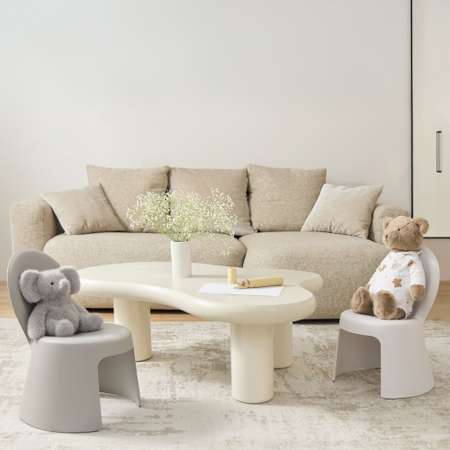 Детский пластиковый стул Happy Baby Pico белый 91043