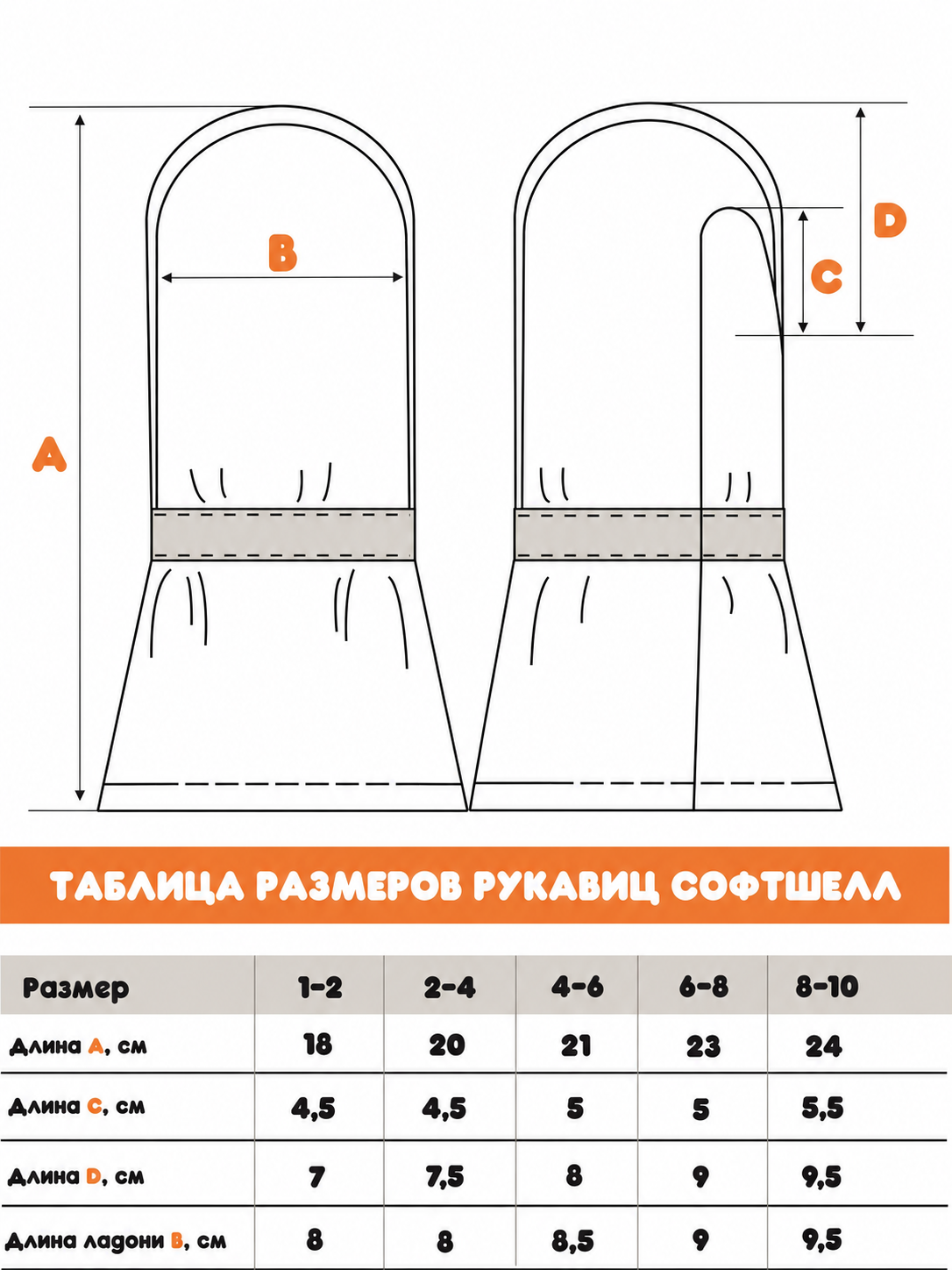 Варежки Smaillook SSH-R-BK - фото 6