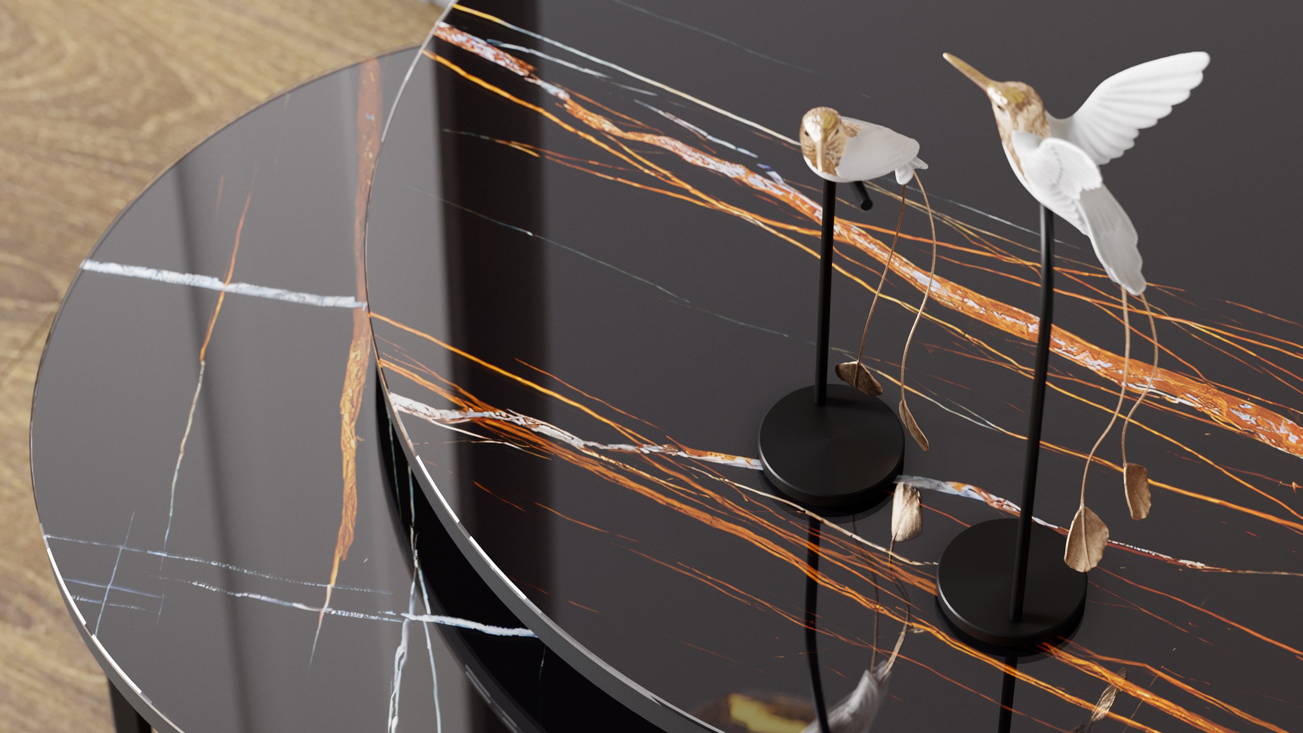 Стол журнальный КАЛИФОРНИЯ МЕБЕЛЬ Стелла сахара нуар - фото 4