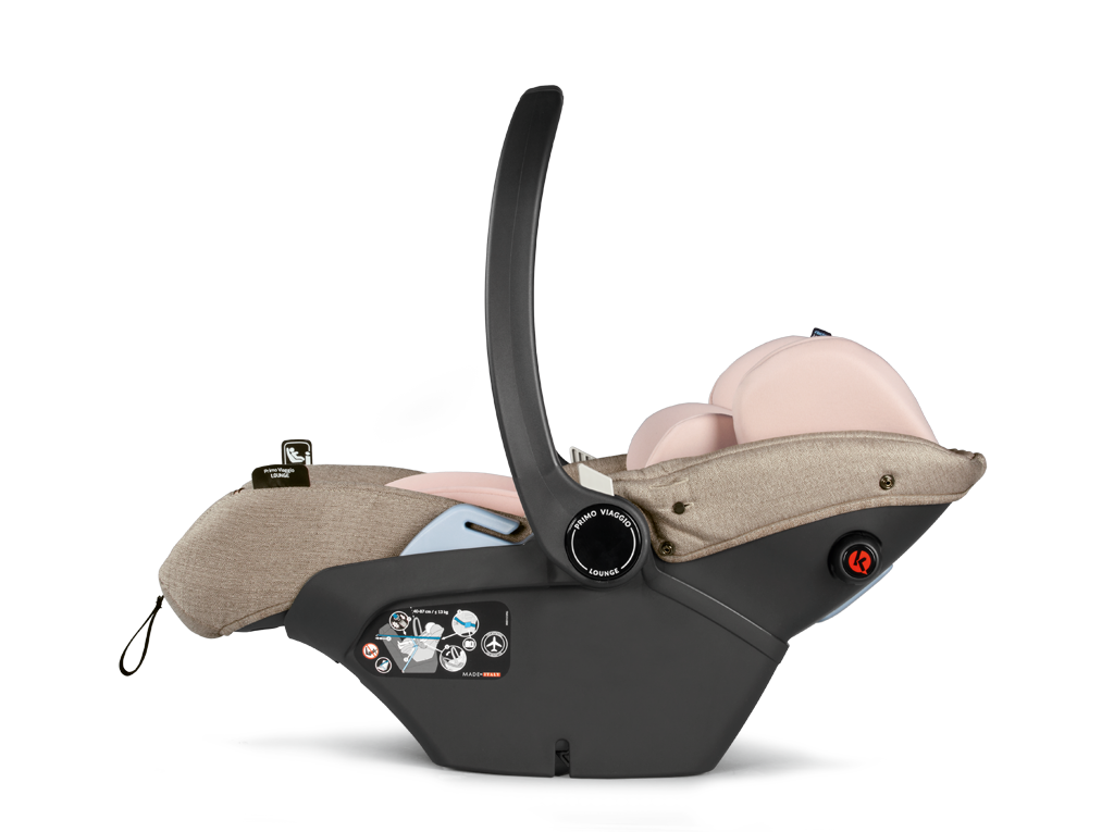 Автокресло Peg-Perego Lounge 0 (0 -13 кг) розовый - фото 11