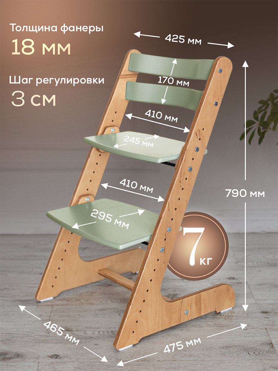 Стульчик для кормления Конёк Горбунёк Комфорт Pro Кантри - фото 8