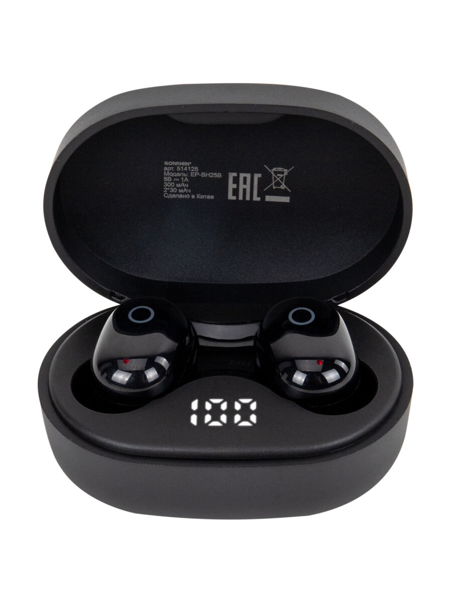 Наушники-вкладыши Sonnen с микрофоном и шумоподавлением - фото 4
