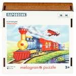 Пазл 1TOY макси Поезд деревянный