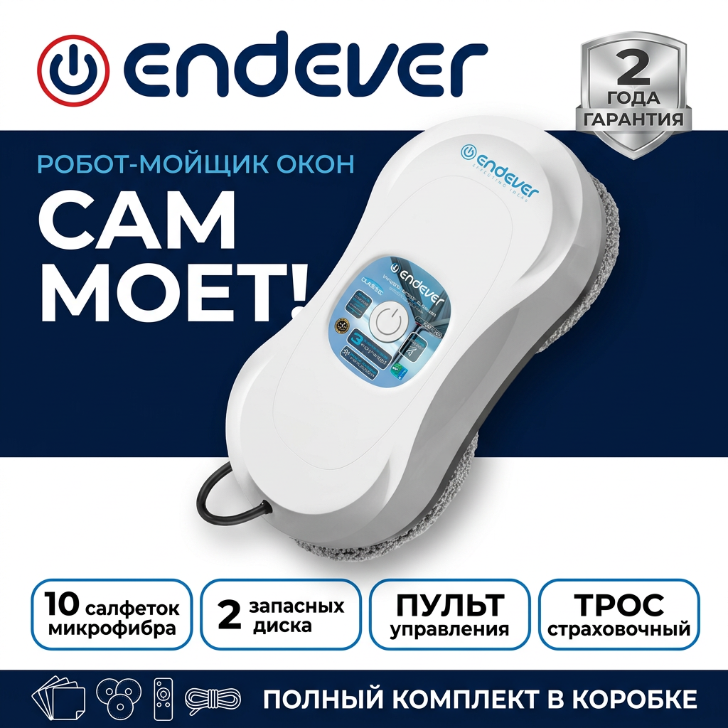 Робот-мойщик окон ENDEVER Skyclean-100 - фото 1