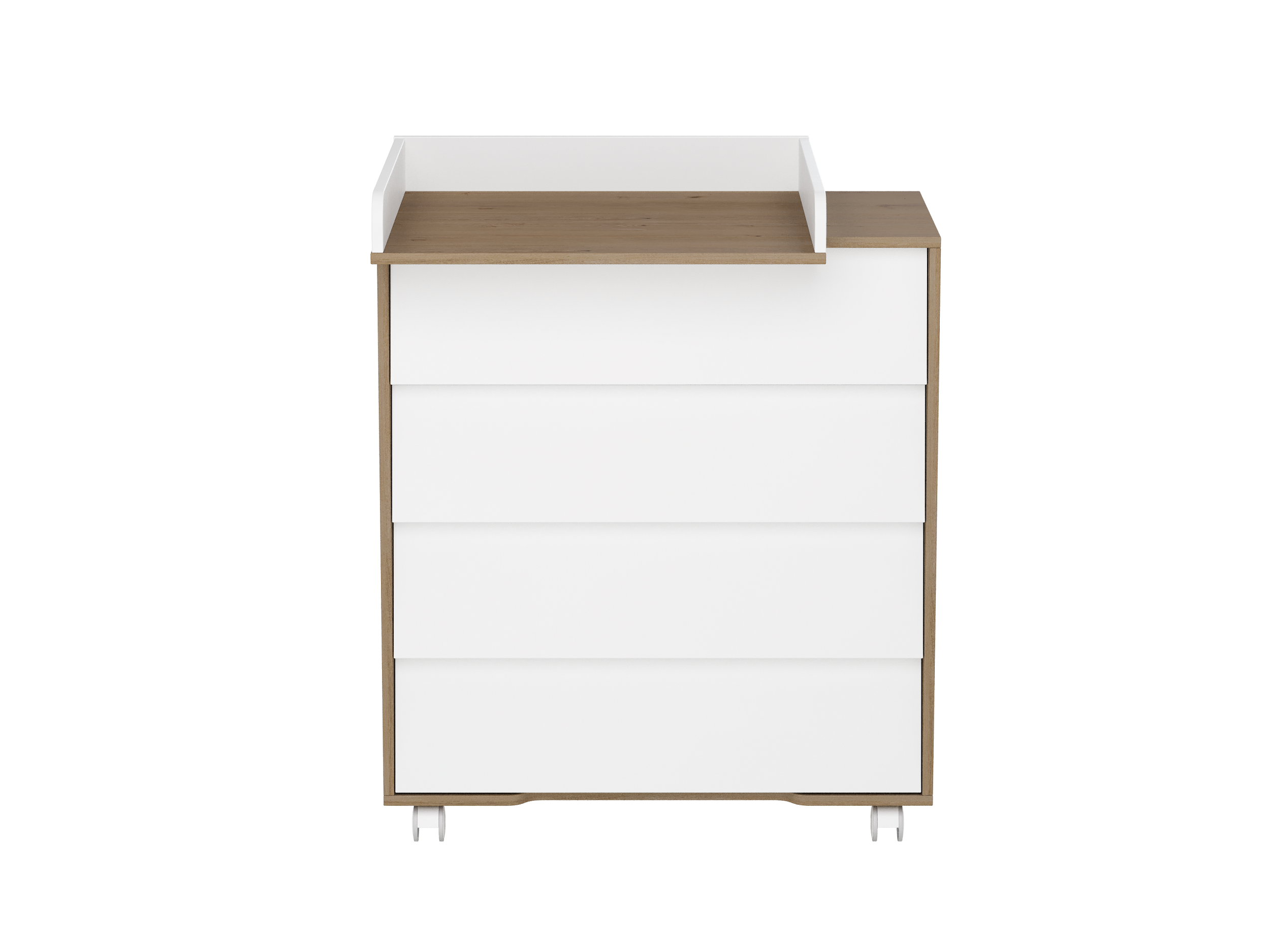 Детский пеленальный комод Incanto Cambridge 800/4 цвет дуб белый - фото 5