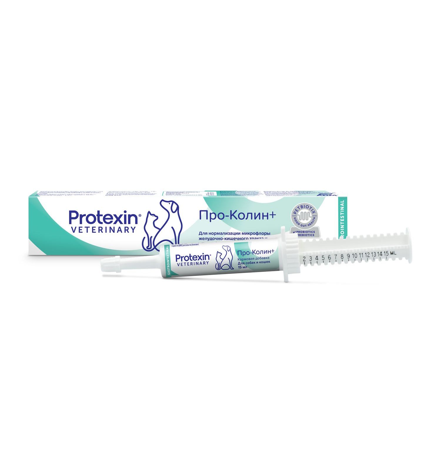 Добавка для кошек и собак Protexin Проколин пробиотическая кормовая 15мл - фото 1