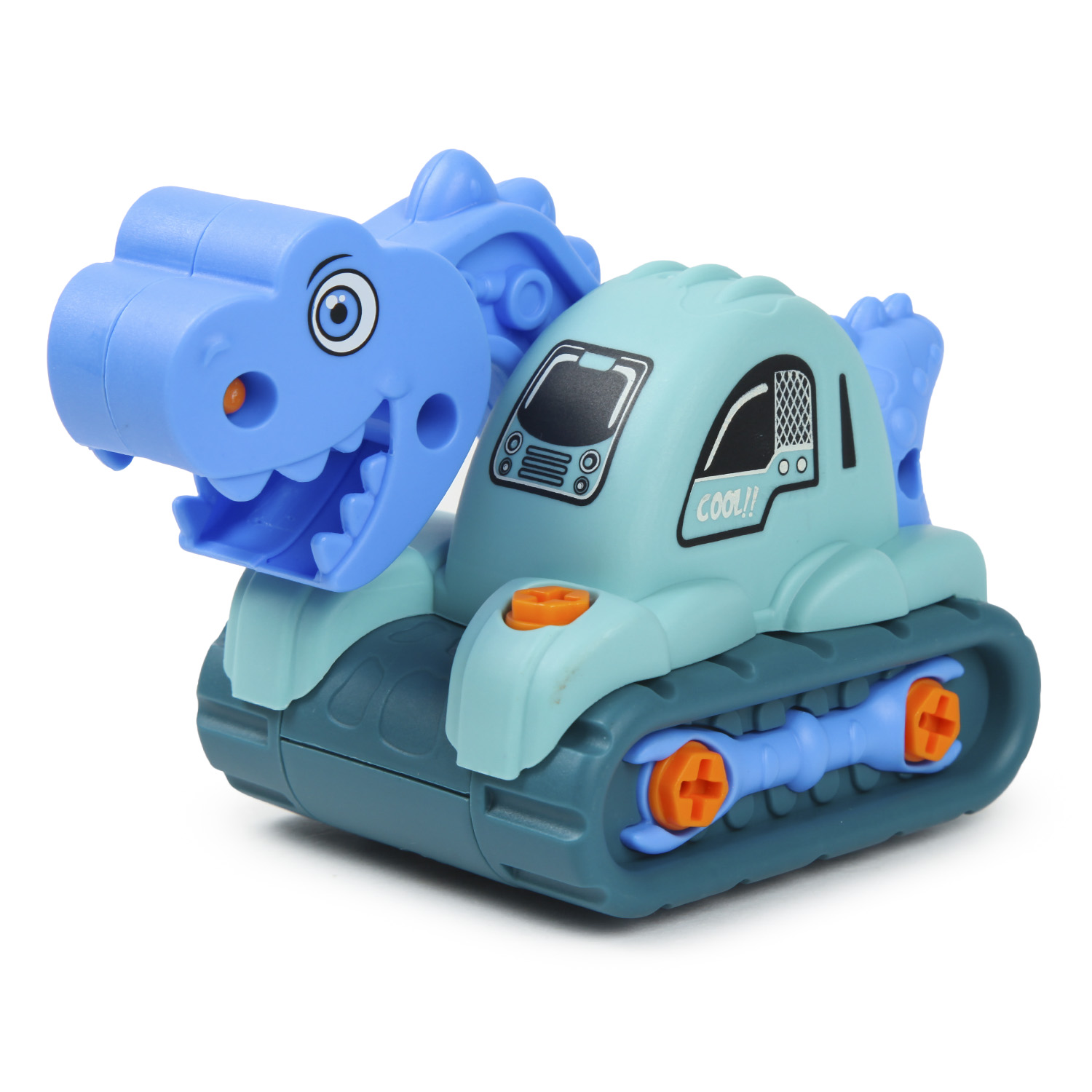 Конструктор BabyGo Дино Экскаватор сборная игровая модель - фото 4