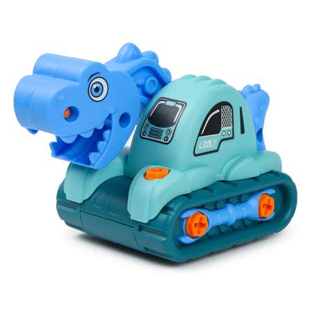 Конструктор BabyGo Дино Экскаватор сборная игровая модель
