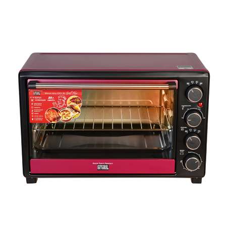 Мини-печь GFGRIL GFO-30 Grill Plus цвет красный