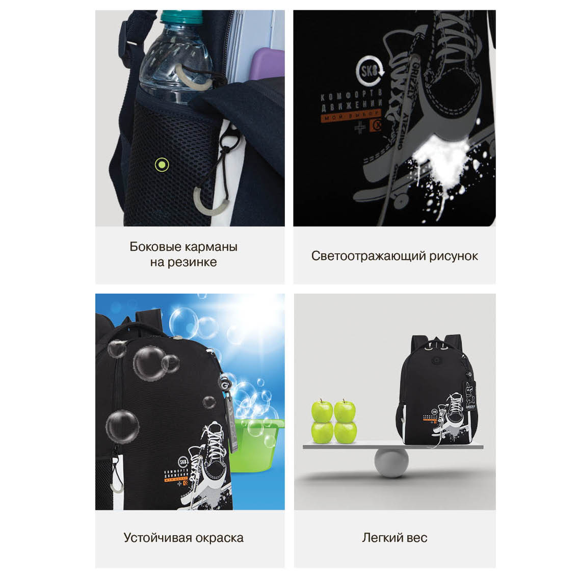 Рюкзак Grizzly для мальчика - фото 14