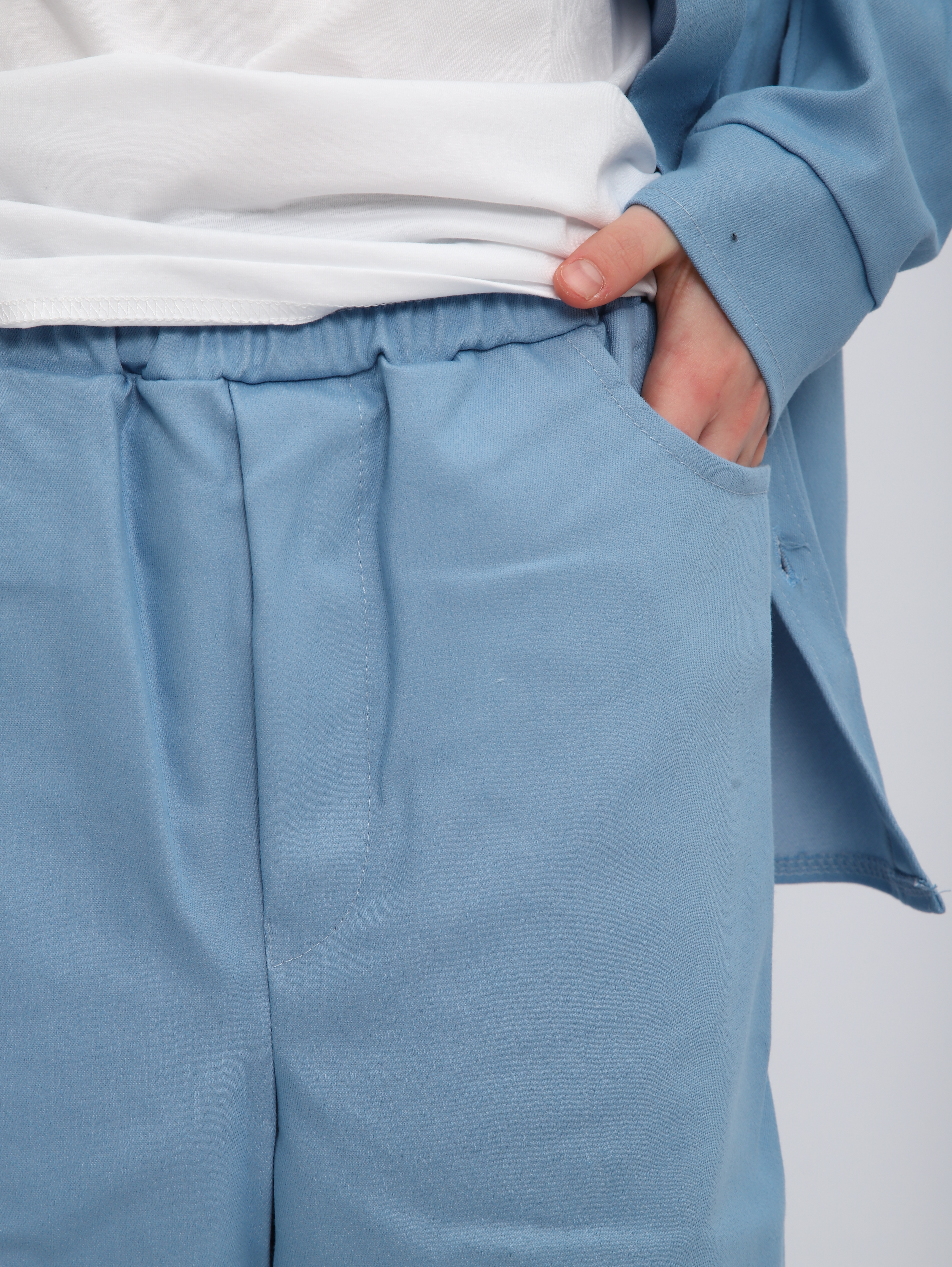 Костюм ЛАДОШКИ Комплект Деним голубой - фото 26