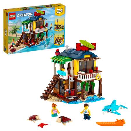 Конструктор LEGO Creator Пляжный домик серферов блочный