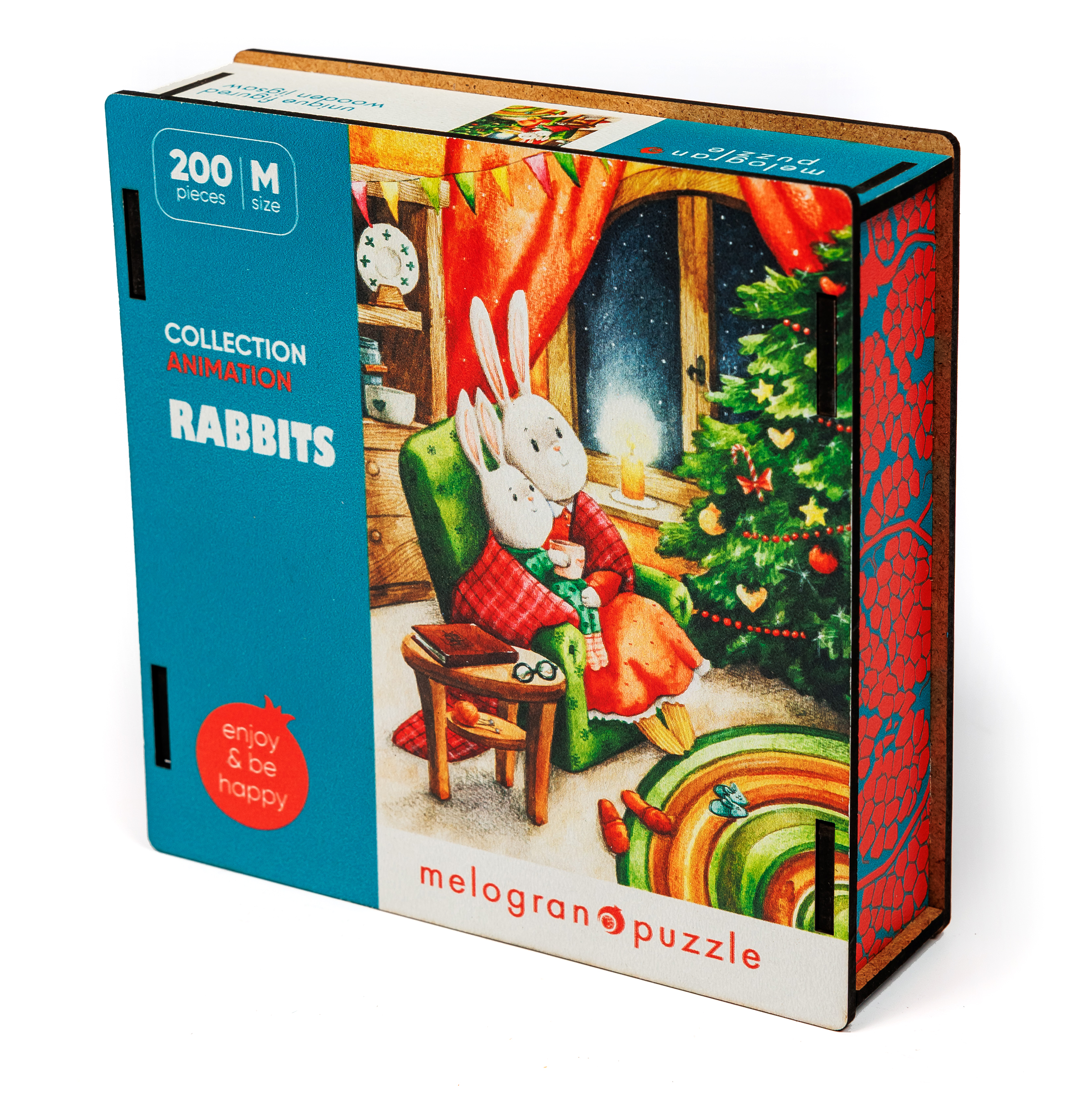 Пазл 1TOY Новогодняя елка деревянный - фото 3