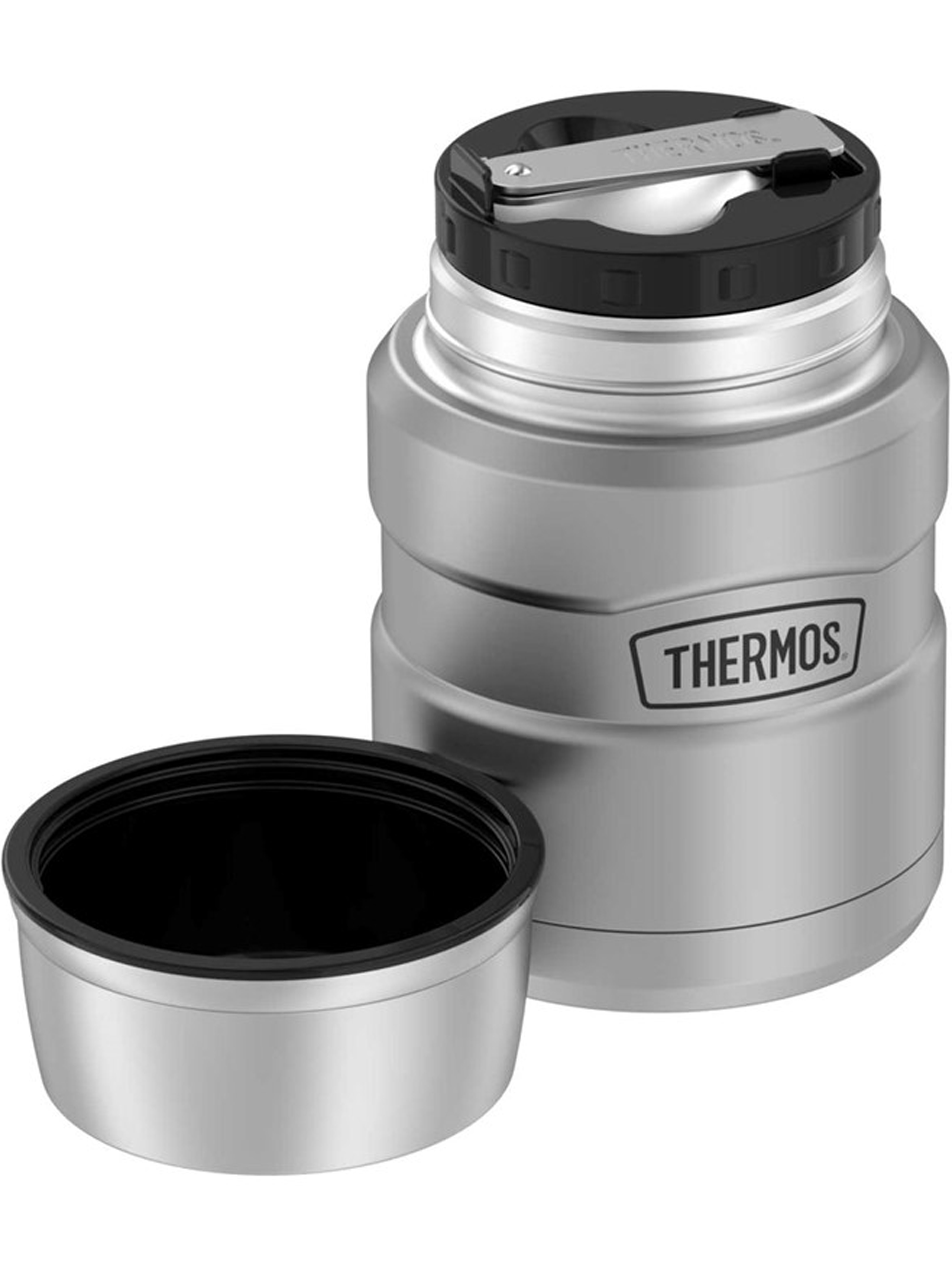 Термос для еды супа 470 мл с ложкой THERMOS KING-3000 стальной – нержавеющая сталь герметичный тепло/холод 9/14 часов - фото 14