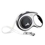 Рулетка для собак Flexi New Line Comfort L до 50кг 8м Серый-Черный