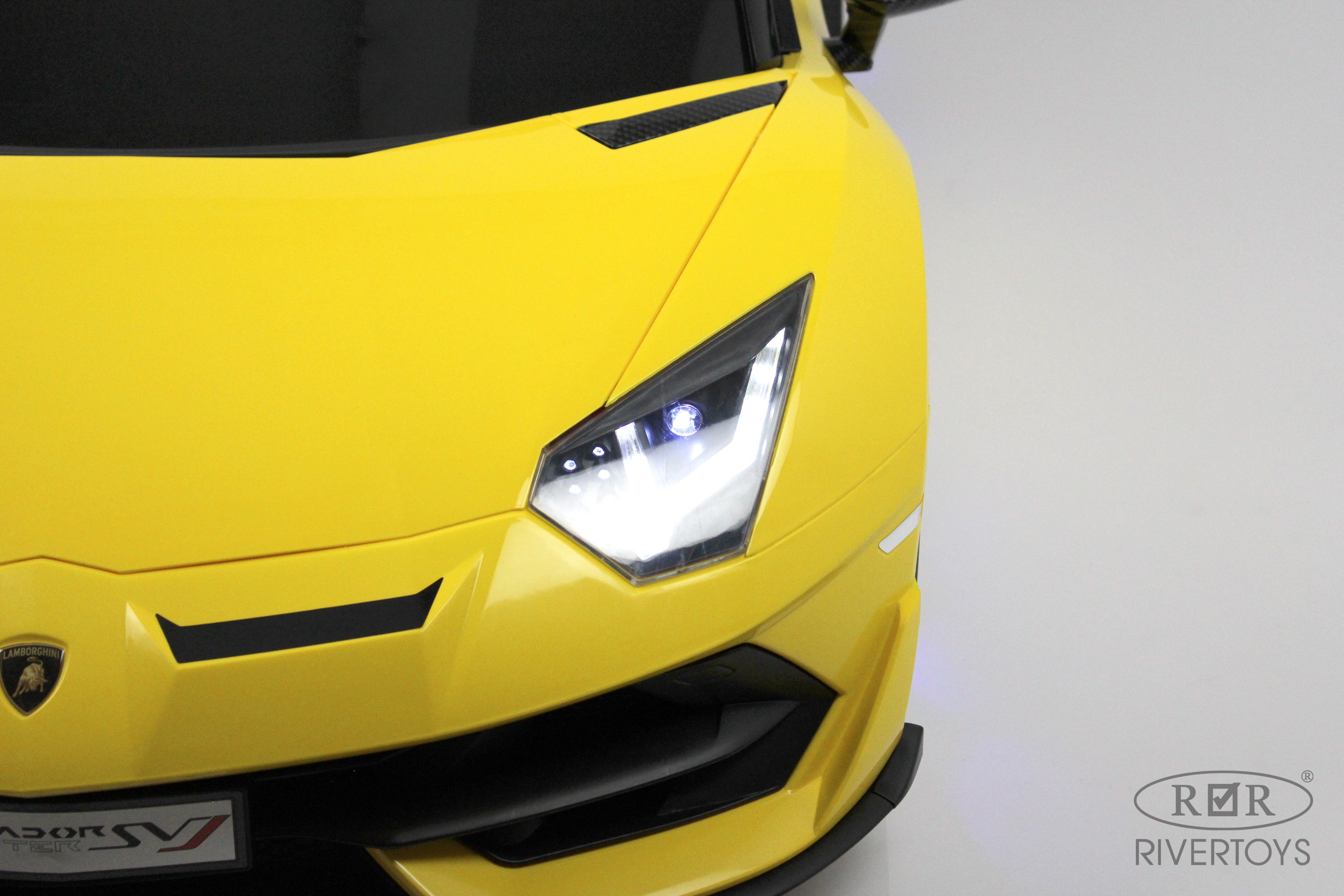 Электромобиль RIVERTOYS A111MP-YELLOW С пультом ДУ - фото 24