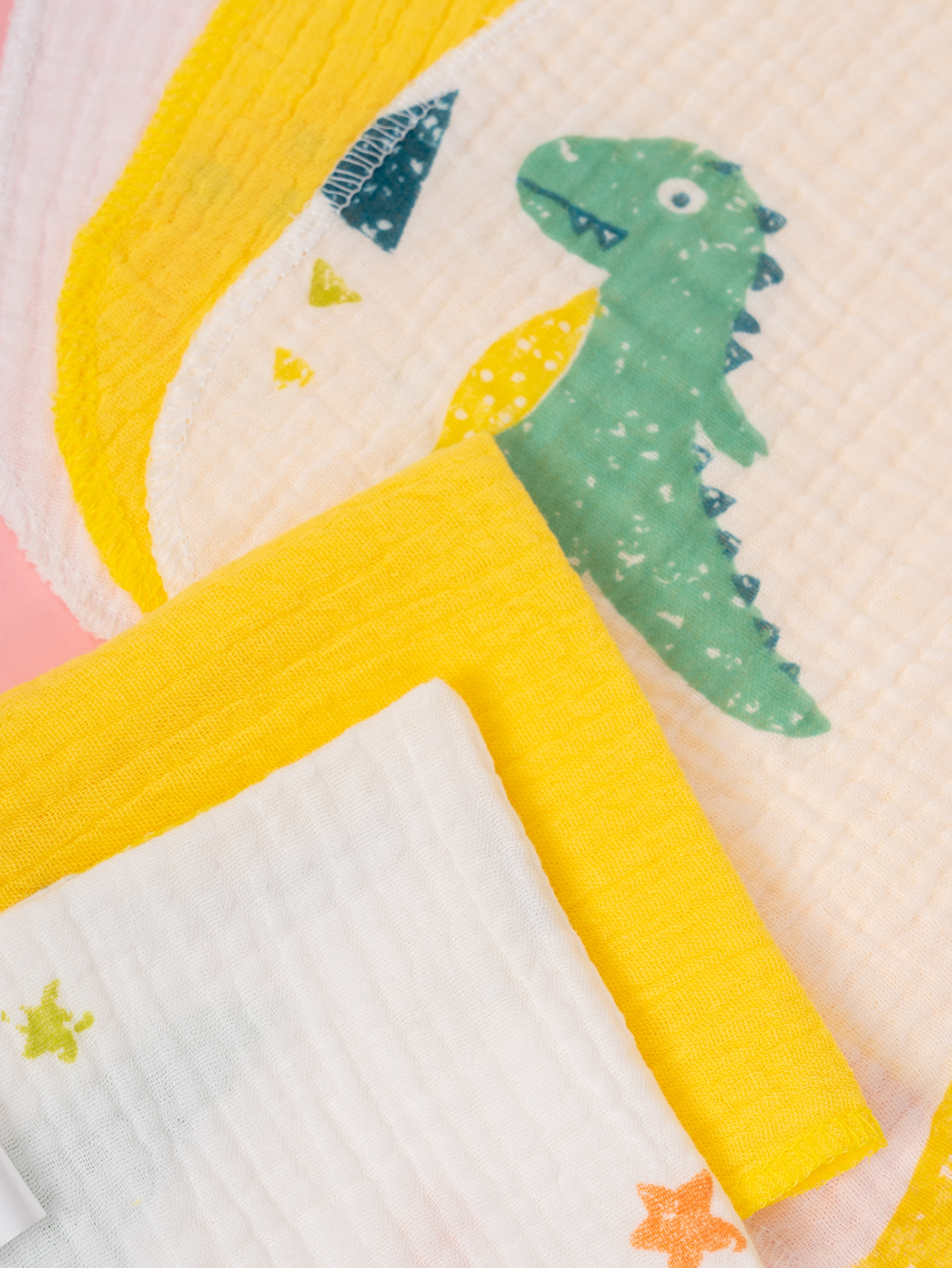 Платок Loo-Loo желтые муслин 5 шт. - фото 2